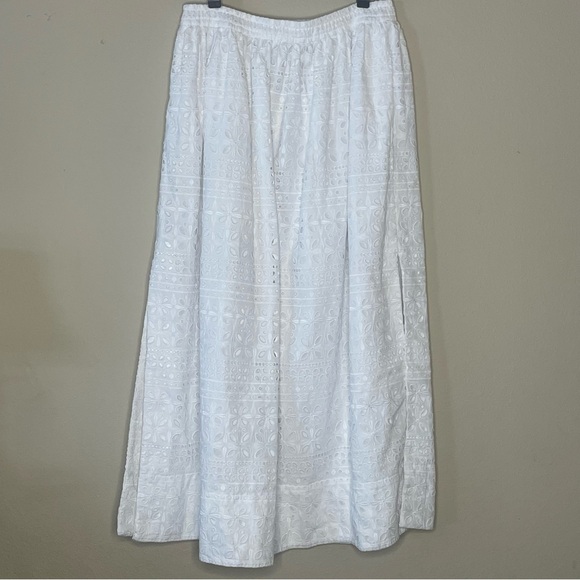 J. Crew Dresses & Skirts - j.crew eyelet lace white maxi skirt